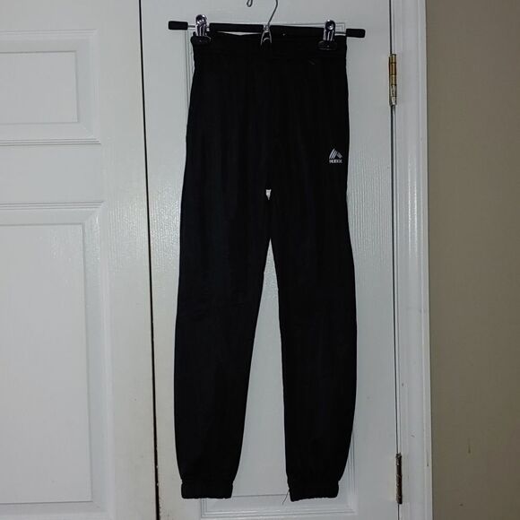 RBX black black drawstring fleece lined cuffed sweatpants Sz S (8) - Picture 1 of 7